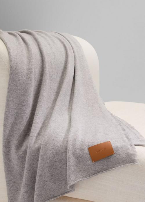 Cashmere Reverse Jersey Throw