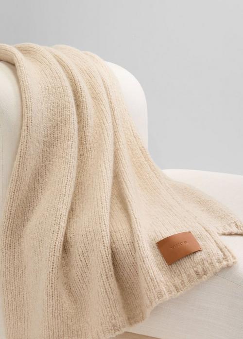 Cashmere-Silk Jersey Throw