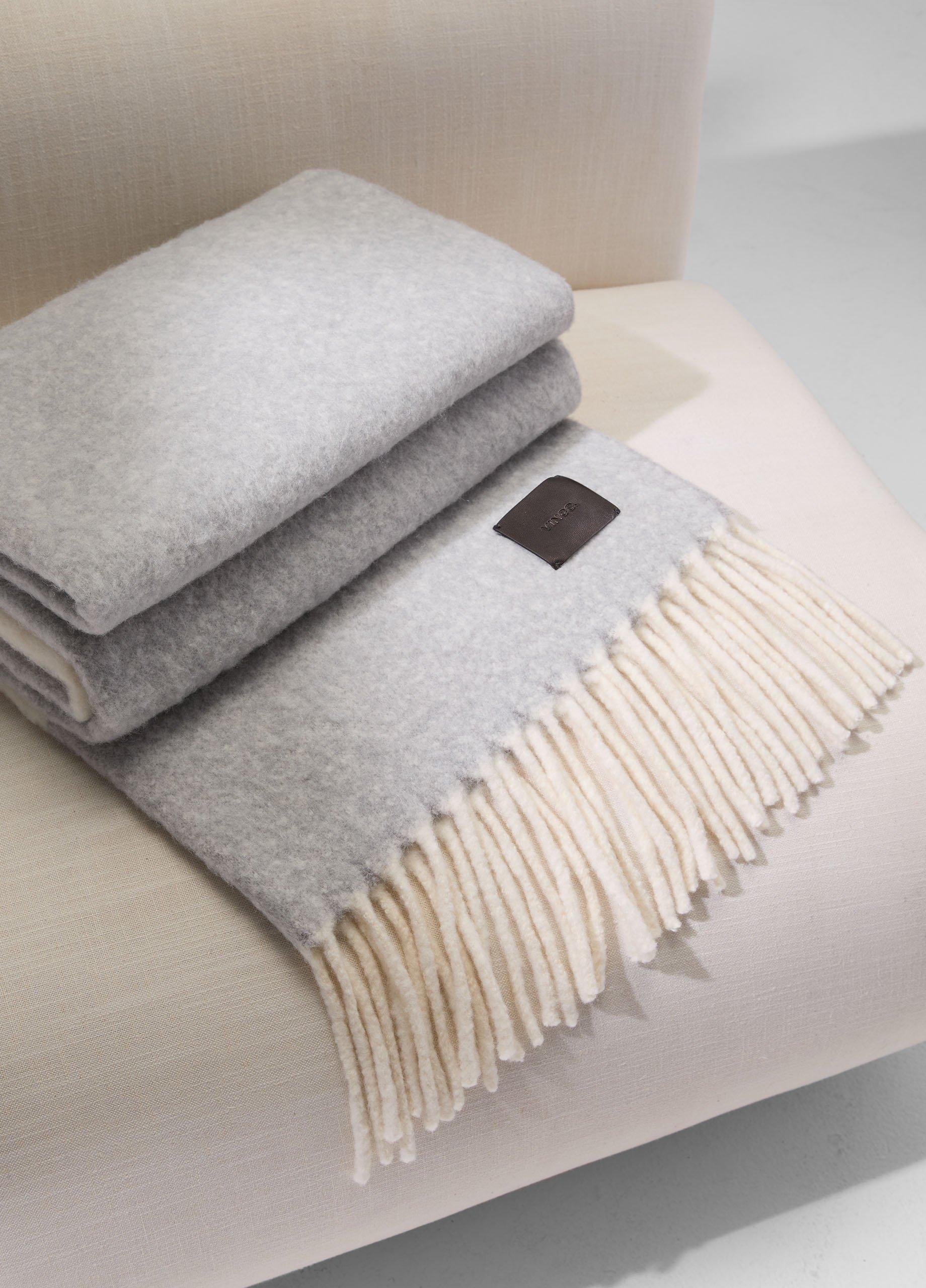 Brushed Alpaca-Blend Throw image number 2