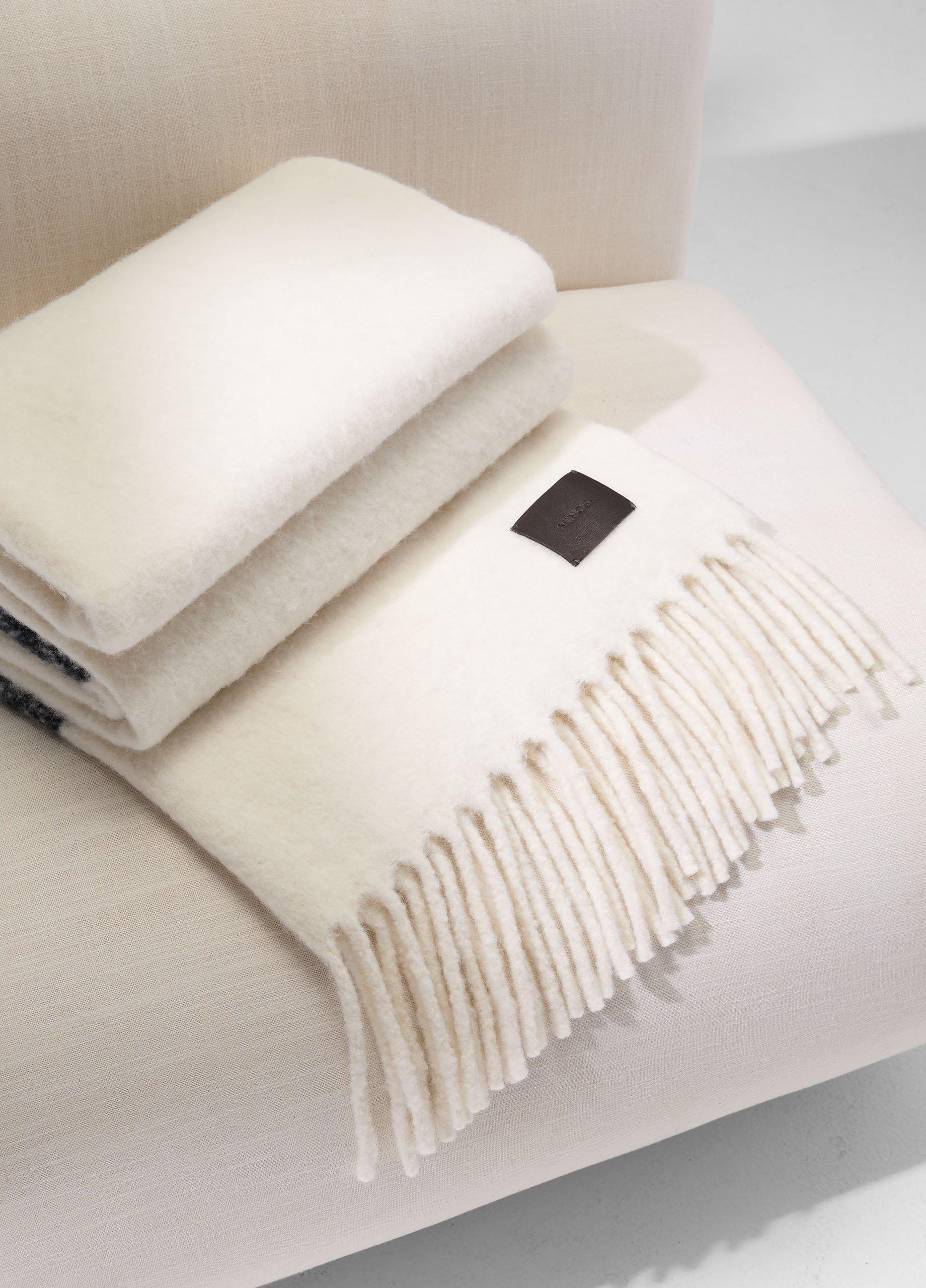 Brushed Alpaca-Blend Throw image number 2