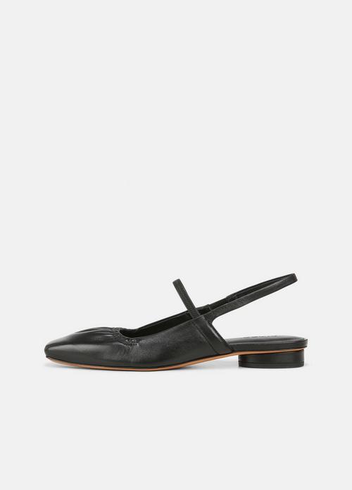 Venice Leather Slingback Flat