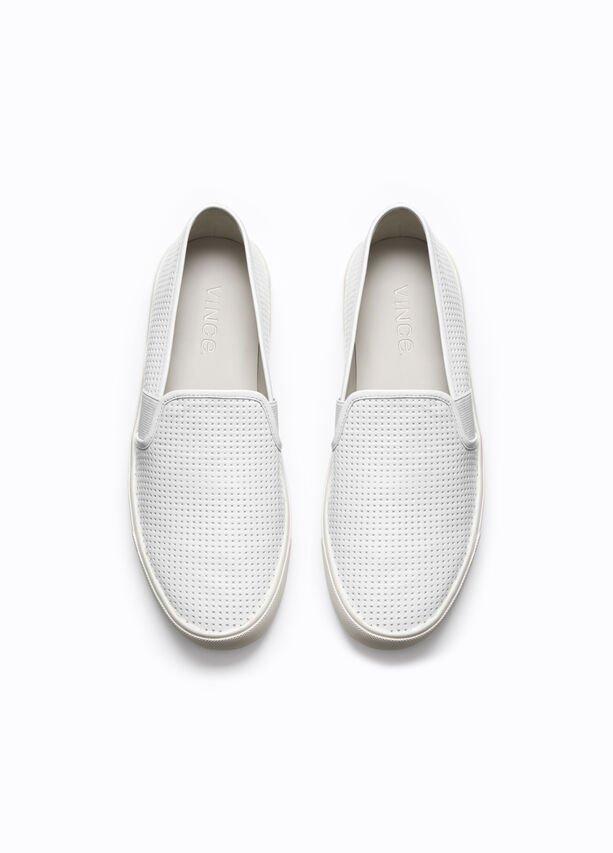 vince blair metallic leather skate sneakers