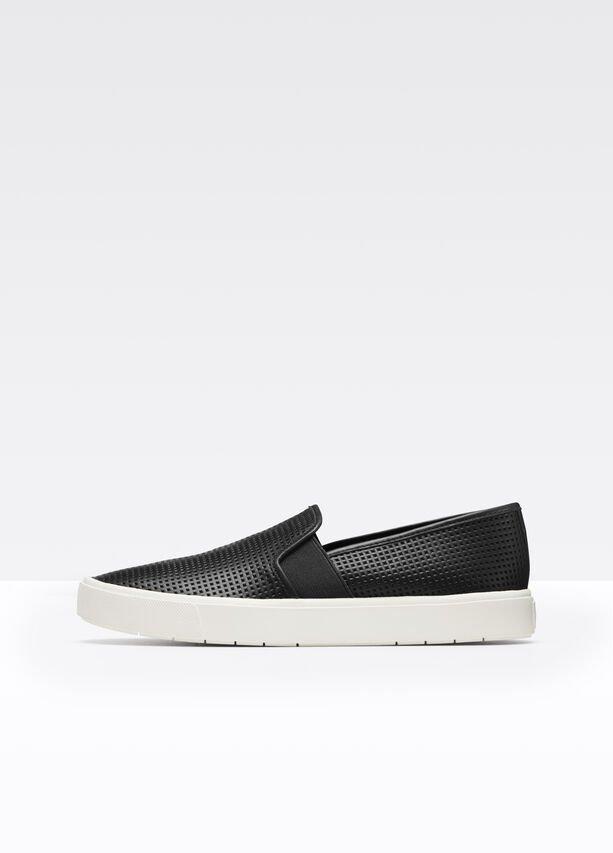 vince slip on leather sneakers