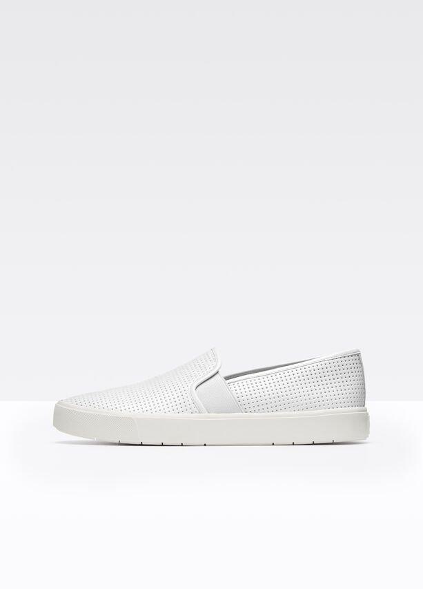 Vince ace perforated hot sale leather slip on sneakers