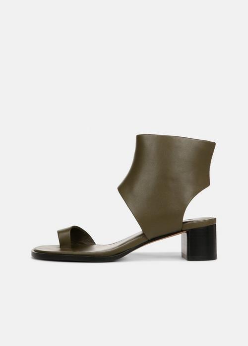 Ada Heeled Leather Sandal