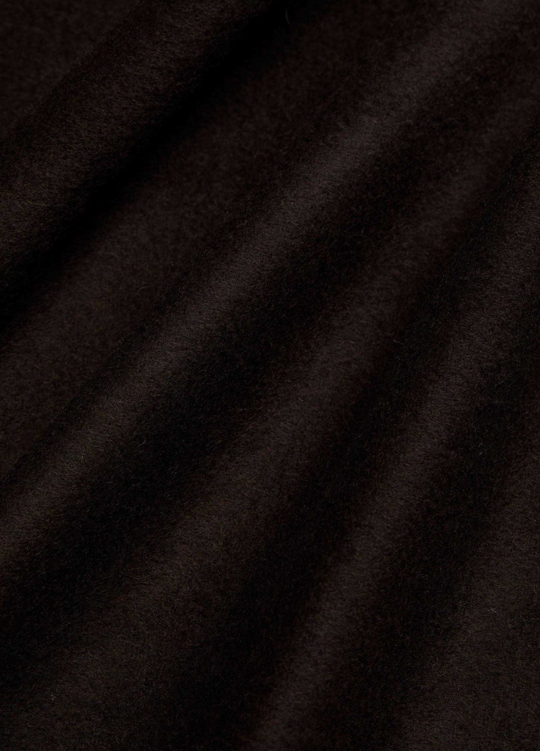 Fringed Double-Face Wool-Cashmere Cape image number 2