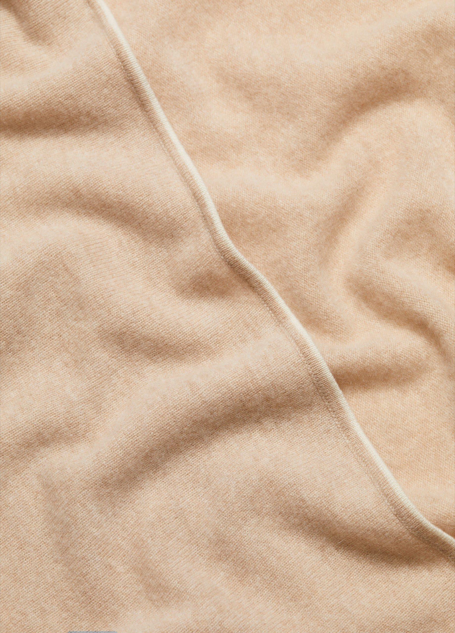 Tipped Jersey-Knit Cashmere Cape image number 2