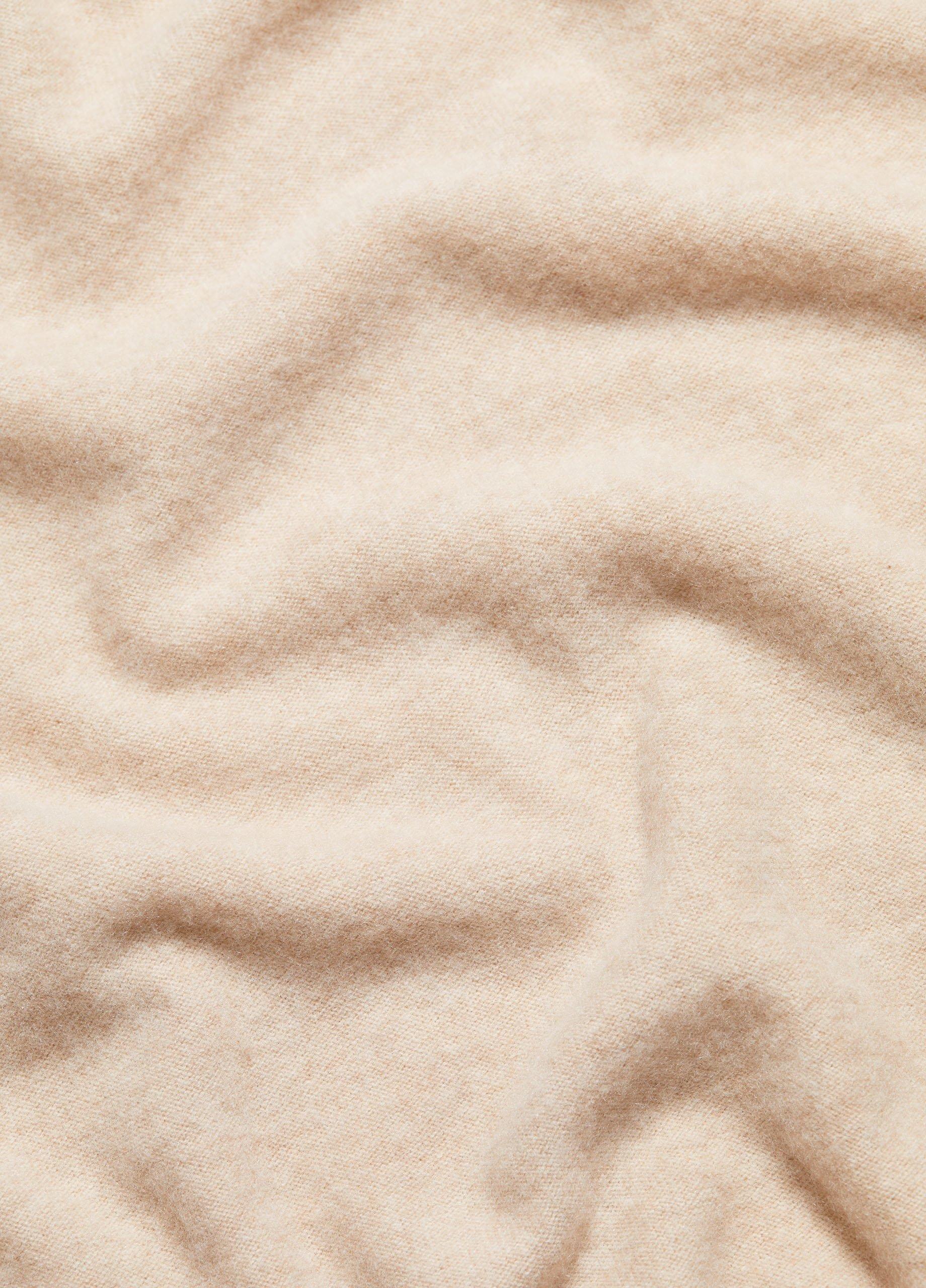 Reverse-Jersey Cashmere Boat-Neck Poncho image number 2