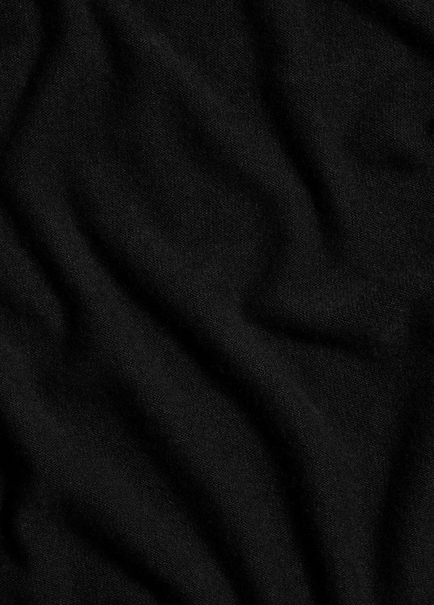 Merino Wool-Cashmere Funnel-Neck Poncho image number 2