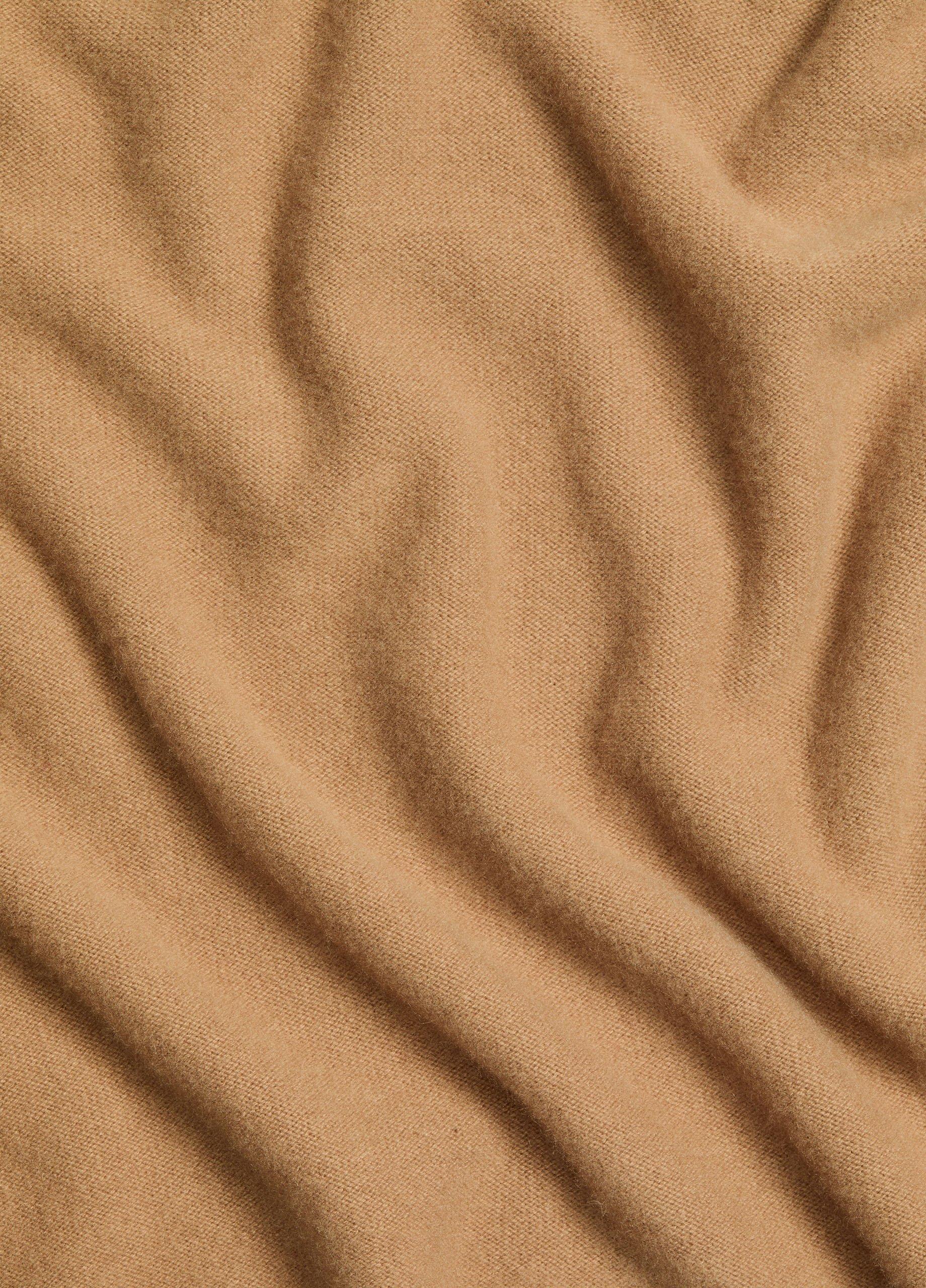 Merino Wool-Cashmere Funnel-Neck Poncho image number 2