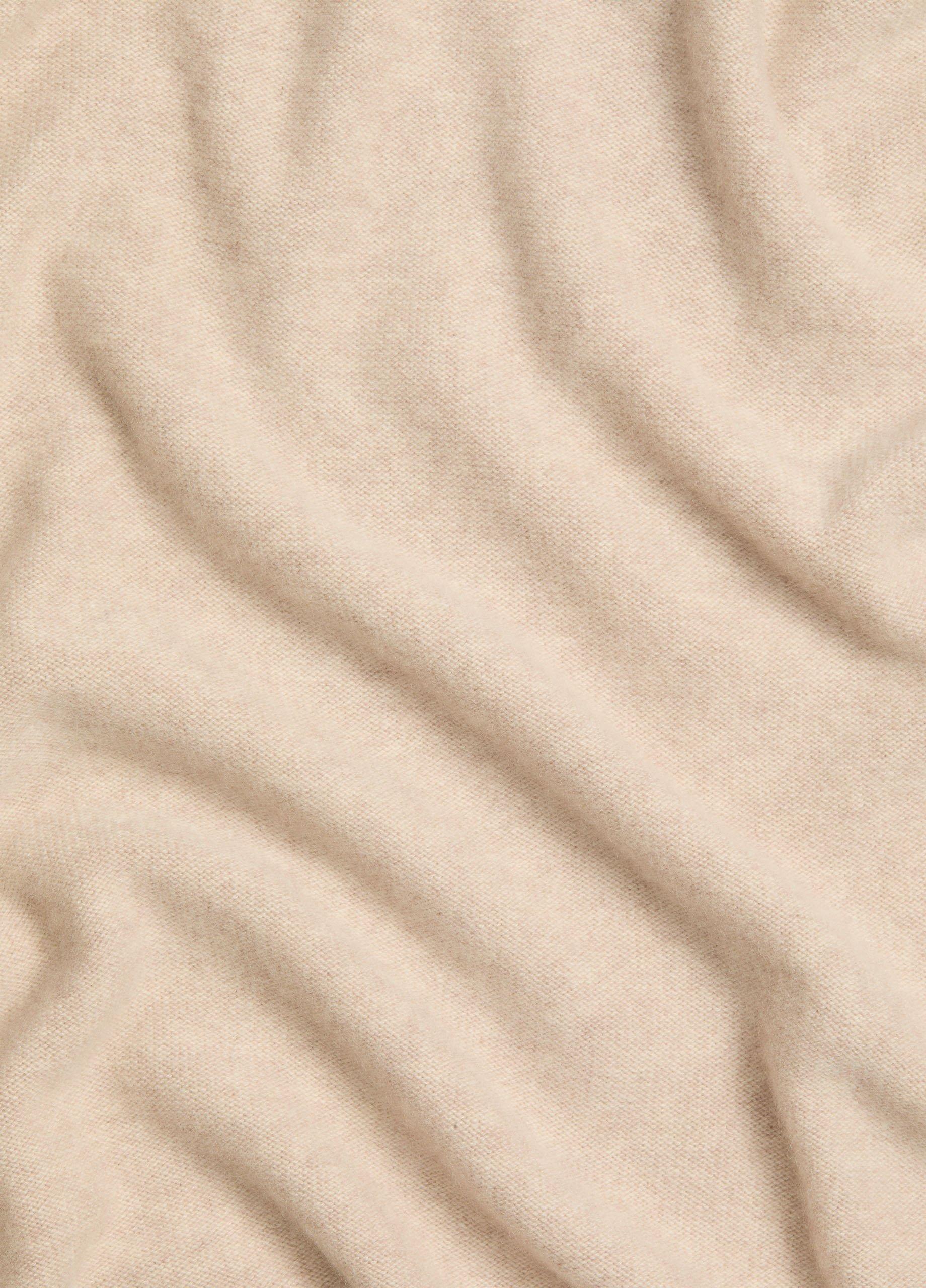 Merino Wool-Cashmere Funnel-Neck Poncho image number 2