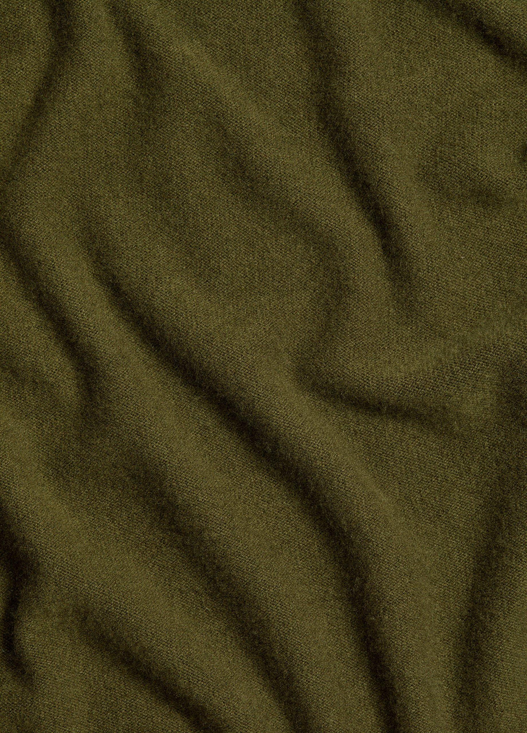 Merino Wool-Cashmere Funnel-Neck Poncho image number 2