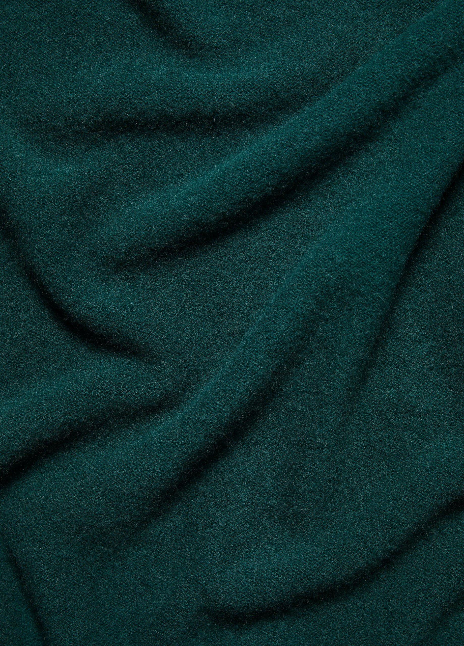 Plush Cashmere Funnel Neck Poncho image number 2