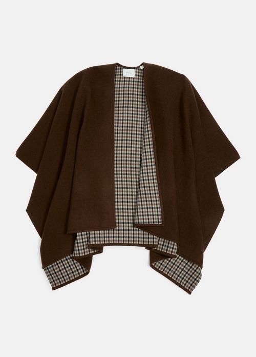 Double-Face Wool-Cashmere Cape