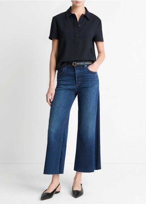 Citizens of Humanity Lyra Wide-Leg Crop Clean-Hem Jean