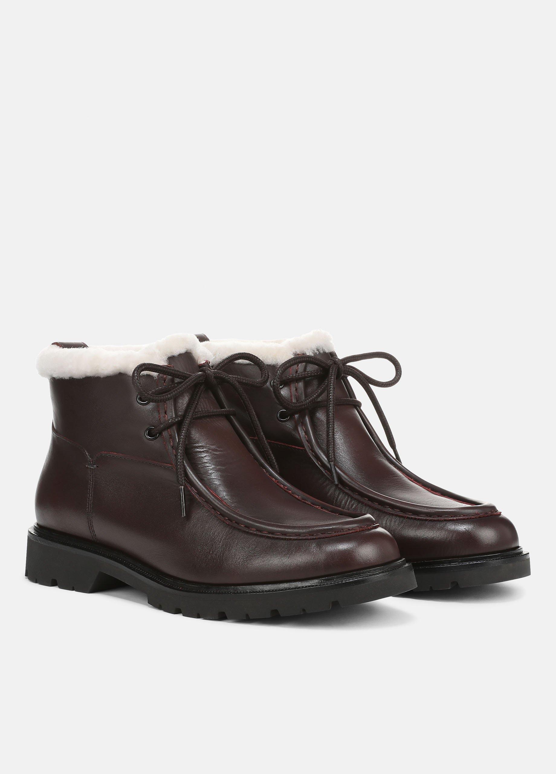 Sierra Shearling-Lined Lug-Sole Boot image number 1