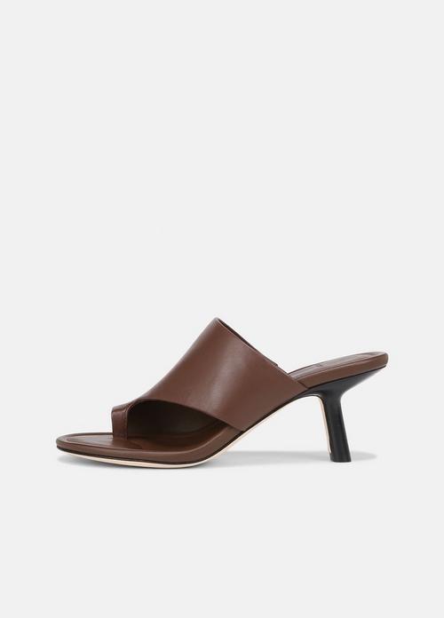 Jasper Leather Heeled Sandal