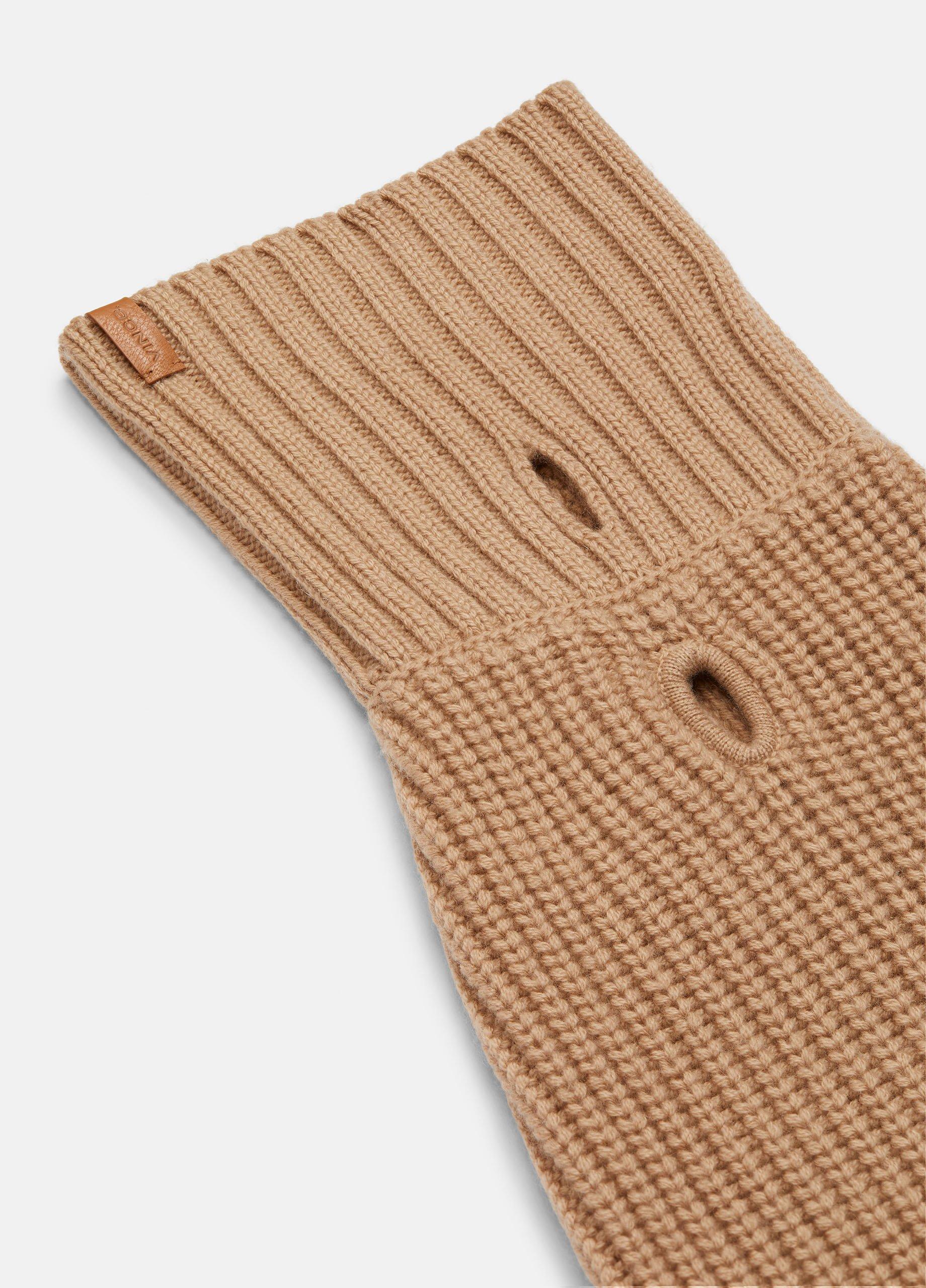 Wool and Cashmere Shaker-Stitch Dog Sweater image number 1