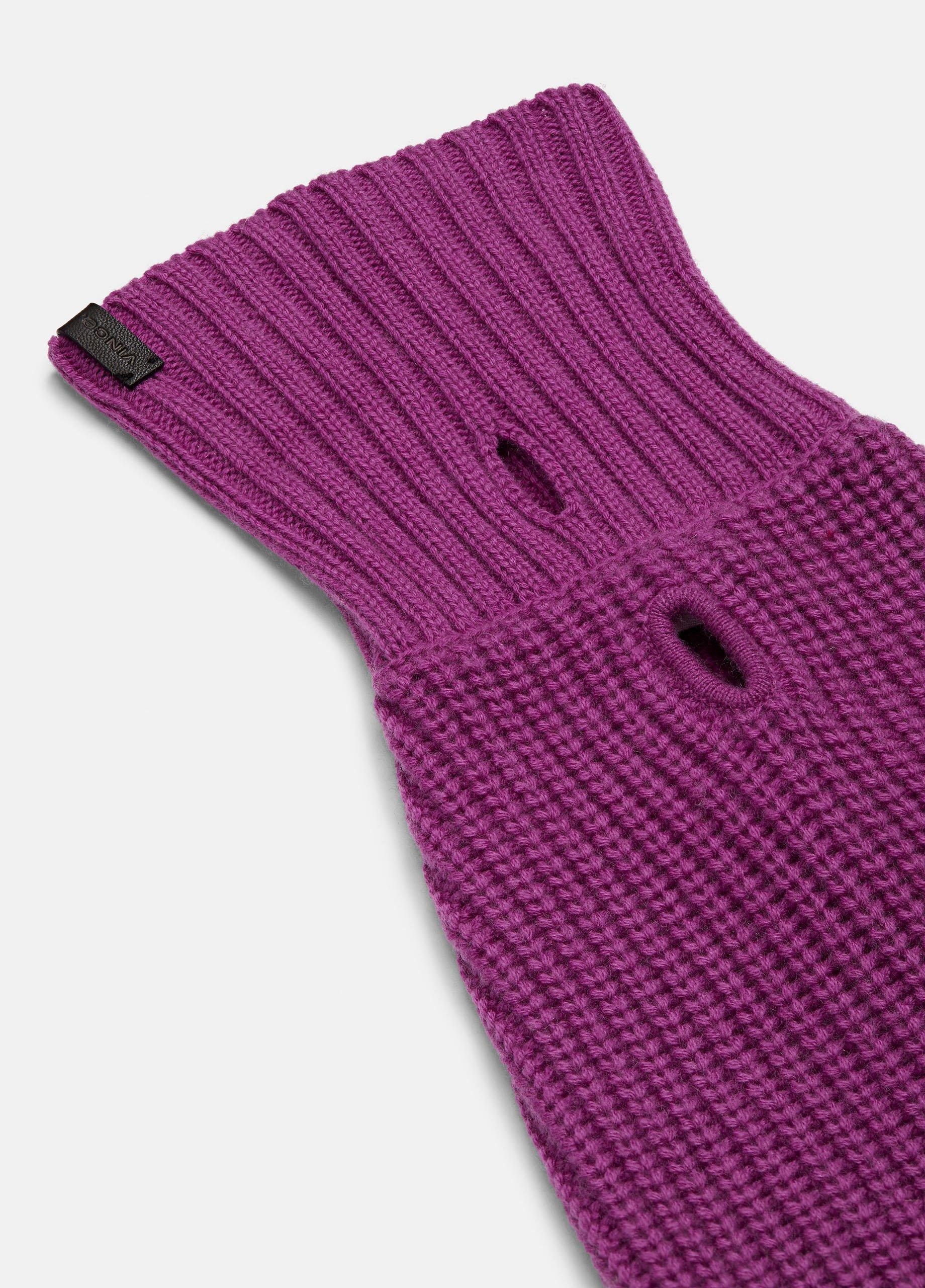 Wool and Cashmere Shaker-Stitch Dog Sweater image number 1