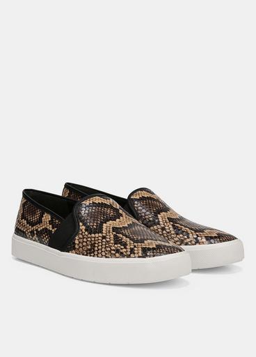 Snake-Effect Leather Blair-5 Sneakers image number 1