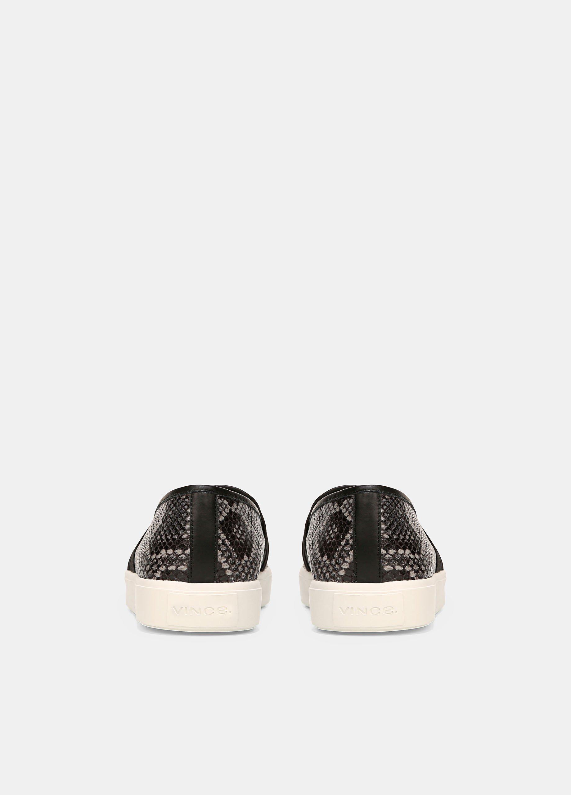 Snake-Effect Leather Blair-5 Sneakers for Women | Vince