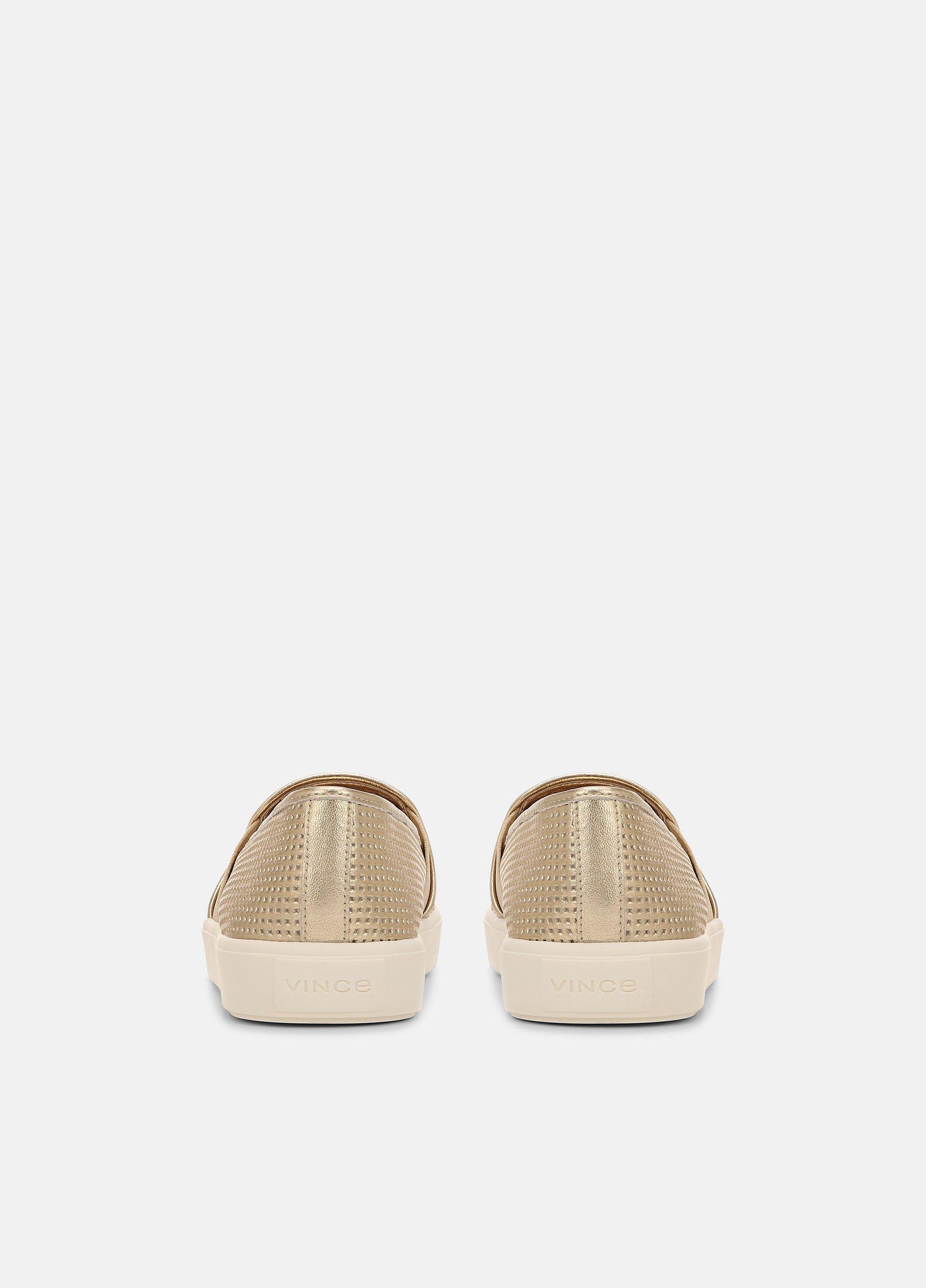 Vince perforated sale leather sneakers