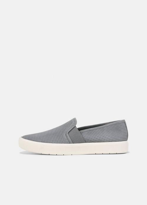 Vince suede slip on sale on