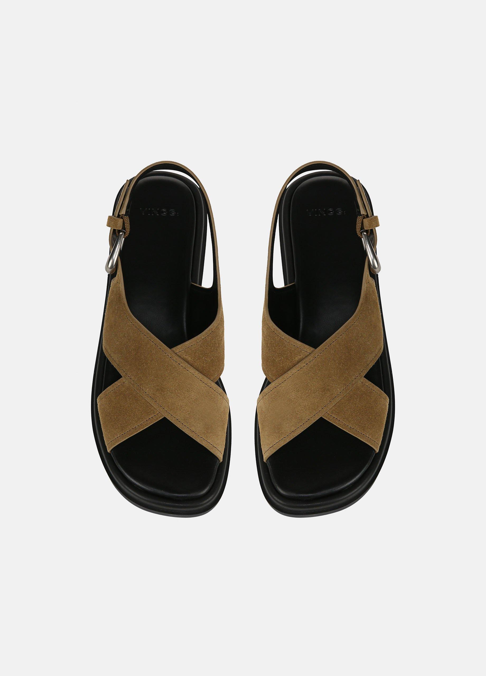 シューズ・サンダルその他 VIC MATIE Woman Flat sandals Brown 1G3250DE02BQHB S20 VIC MATIE' - Logic sandals with leather straps | STIMM