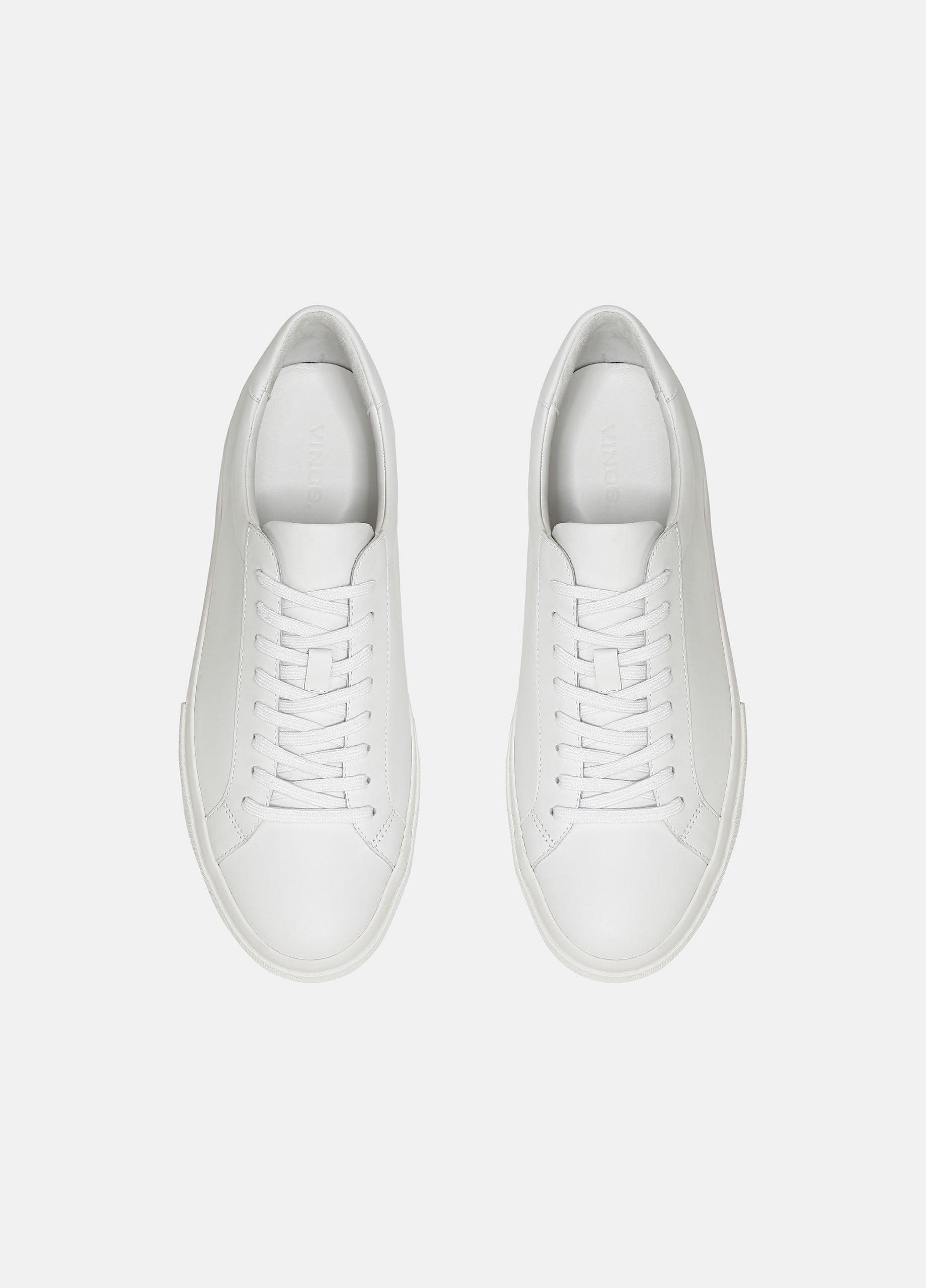 Vince white sale leather sneaker