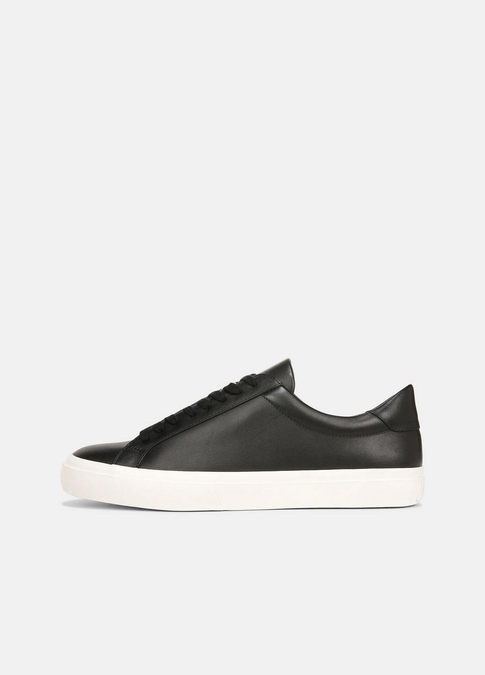 Fulton Leather Sneaker, Black, Size 9.5 Vince