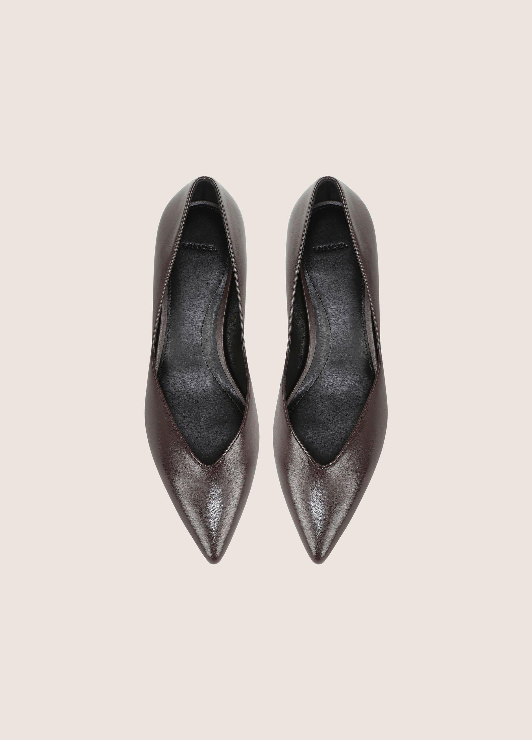 Hallie Leather Kitten-Heel d'Orsay Pump image number 3