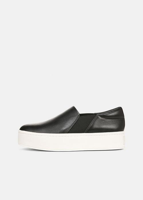 Vince black sale slip ons