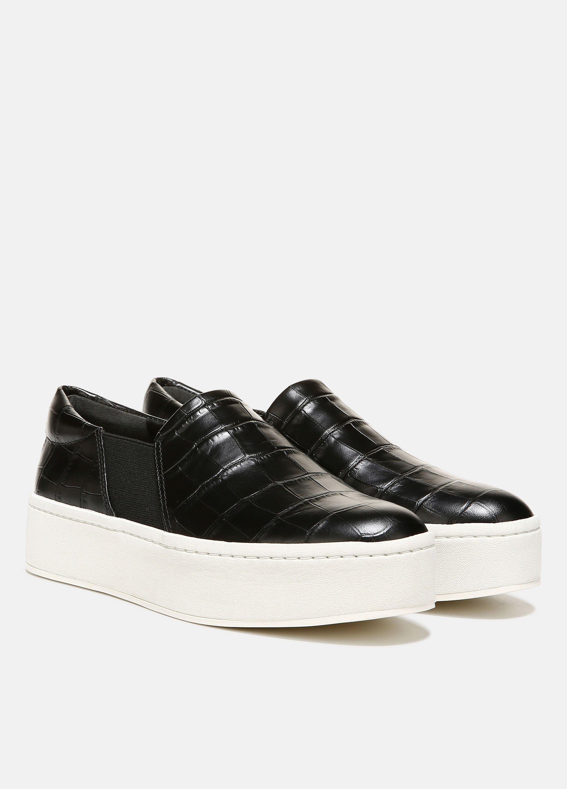 Warren Croc Embossed Leather Sneaker image number 1