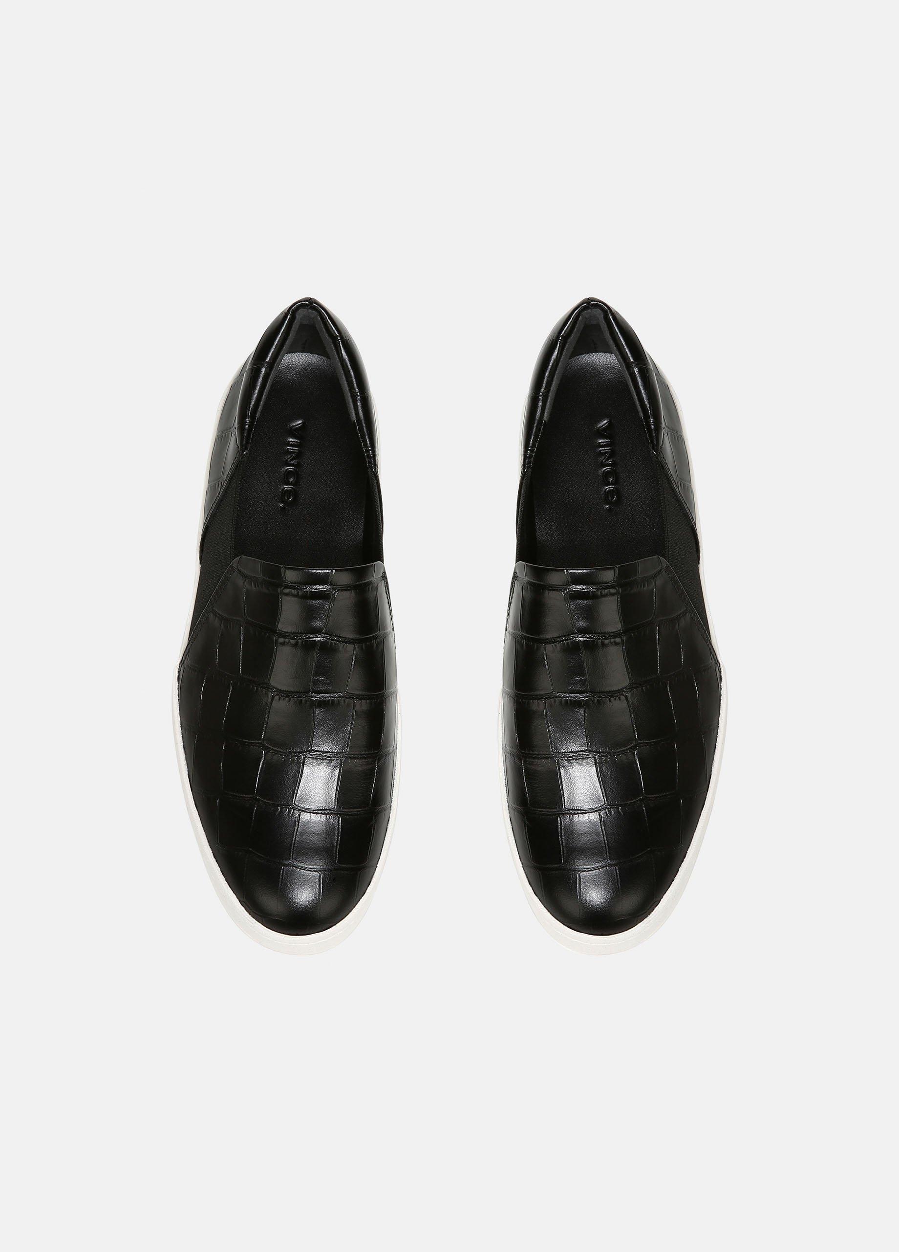 Warren Croc Embossed Leather Sneaker image number 3