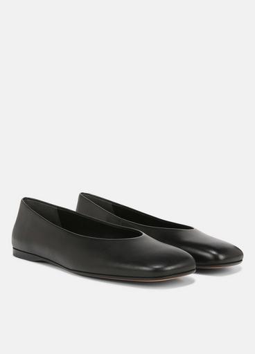 Leah Leather Flat in Loafers & Mules | Vince