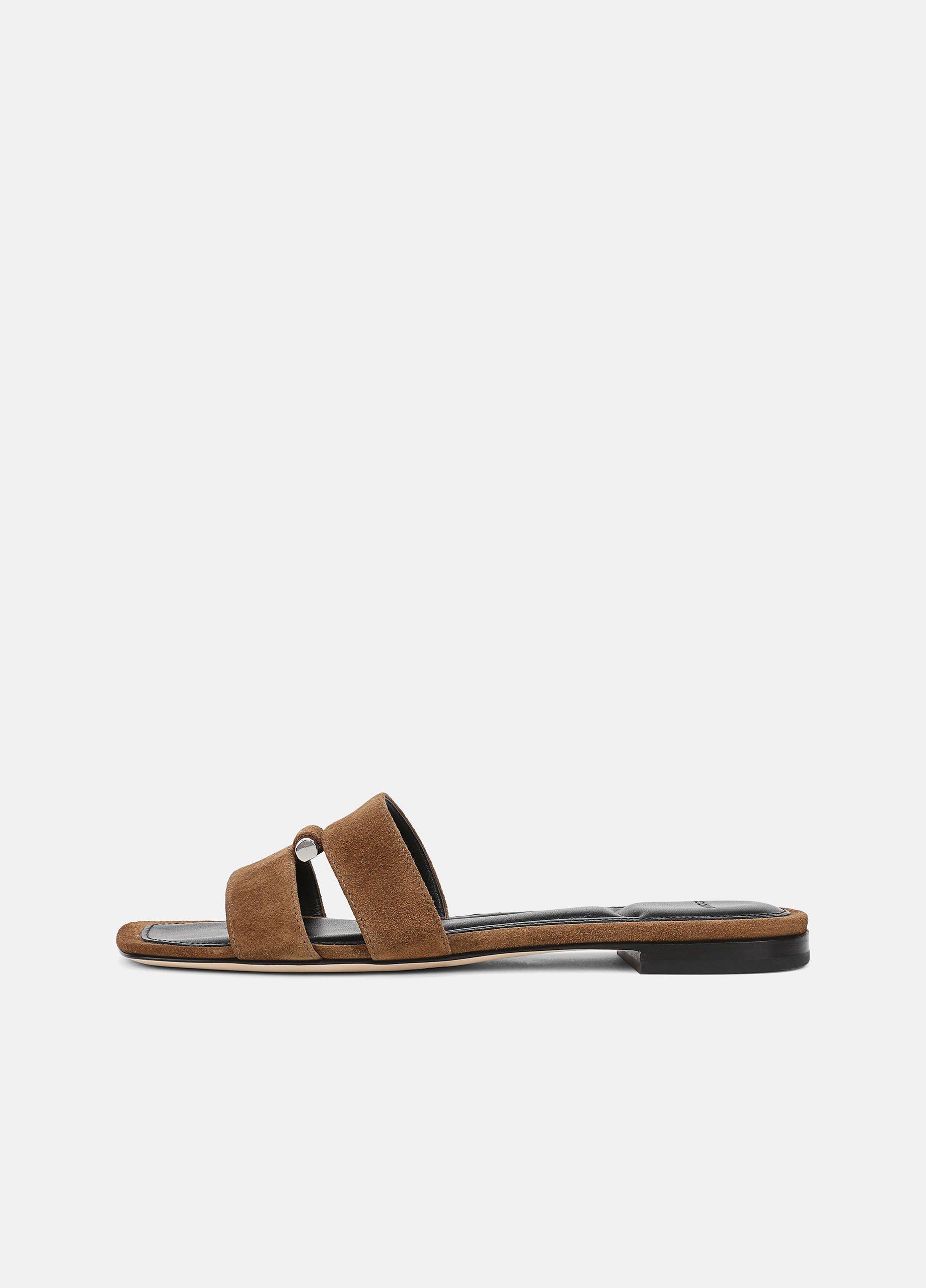Piper Suede Slide Sandal