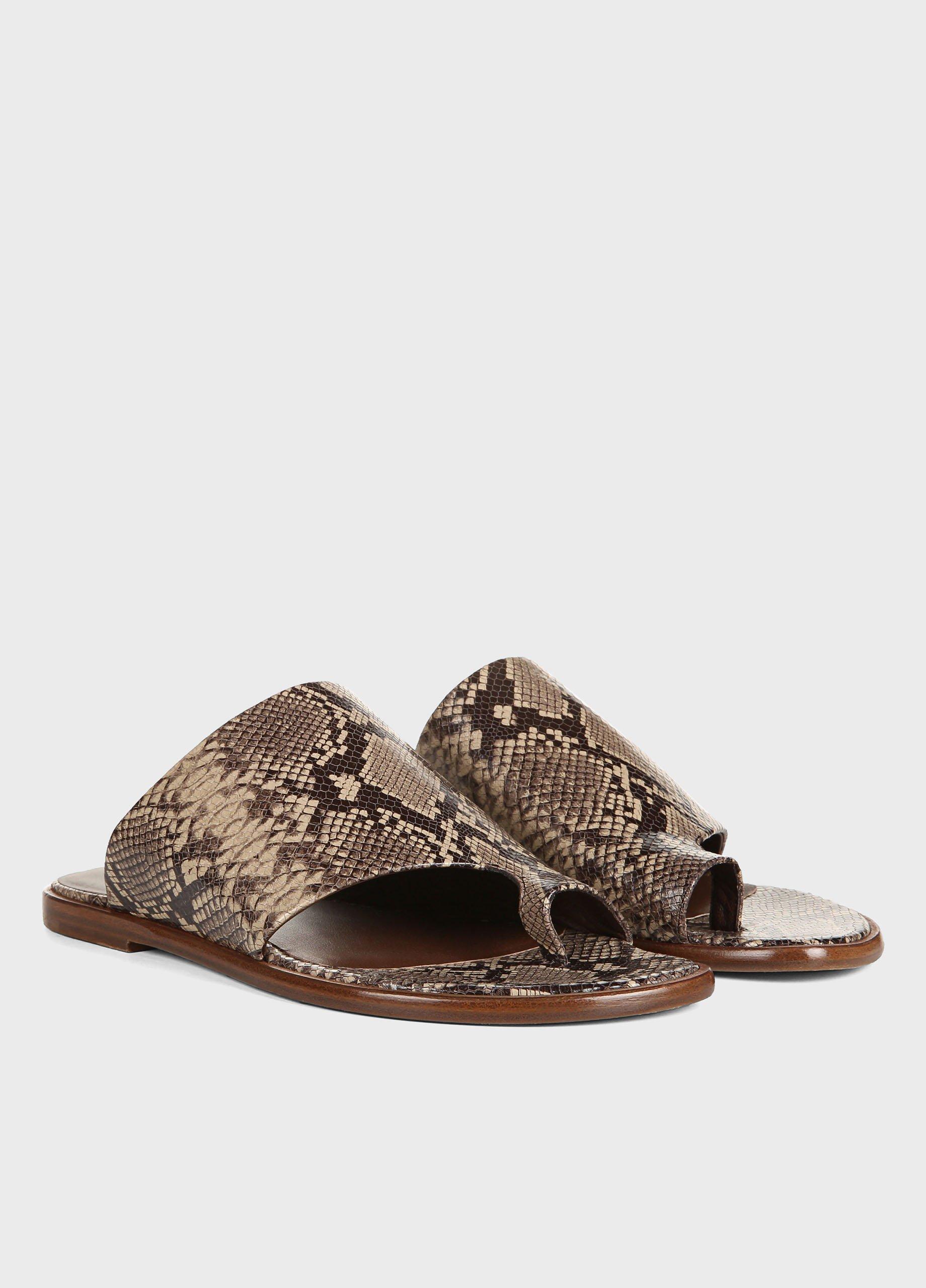 vince edris leather slides