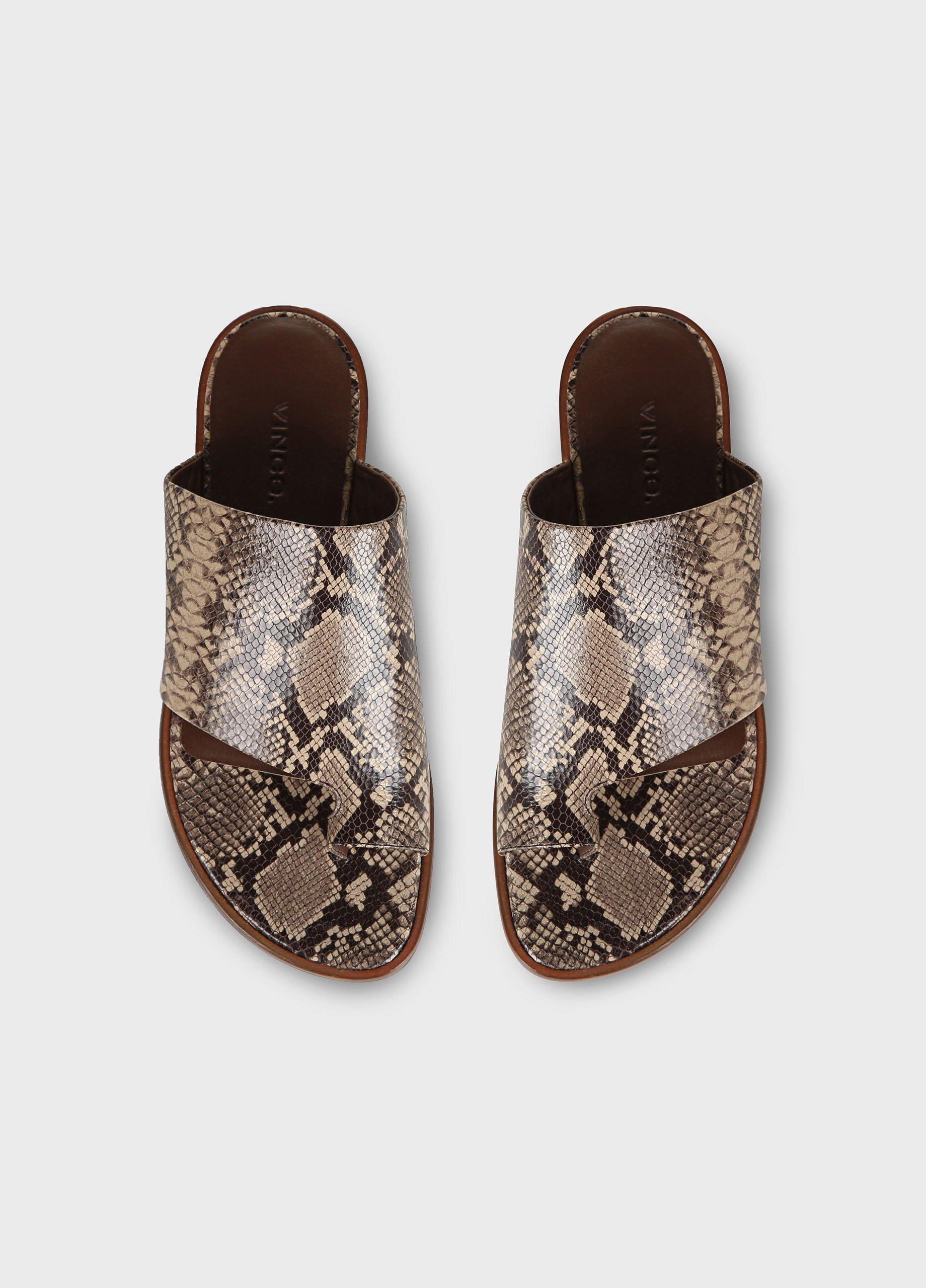 vince edris leather slides