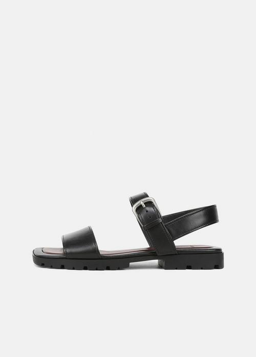 Vega Leather Lug-Sole Sandal