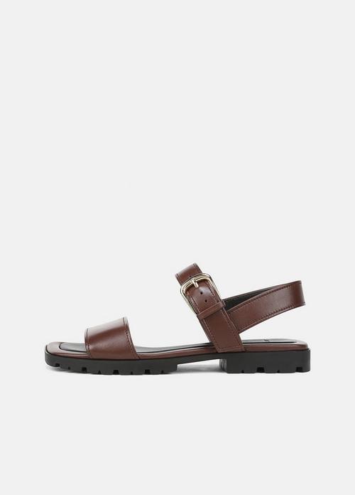 Vega Leather Lug-Sole Sandal
