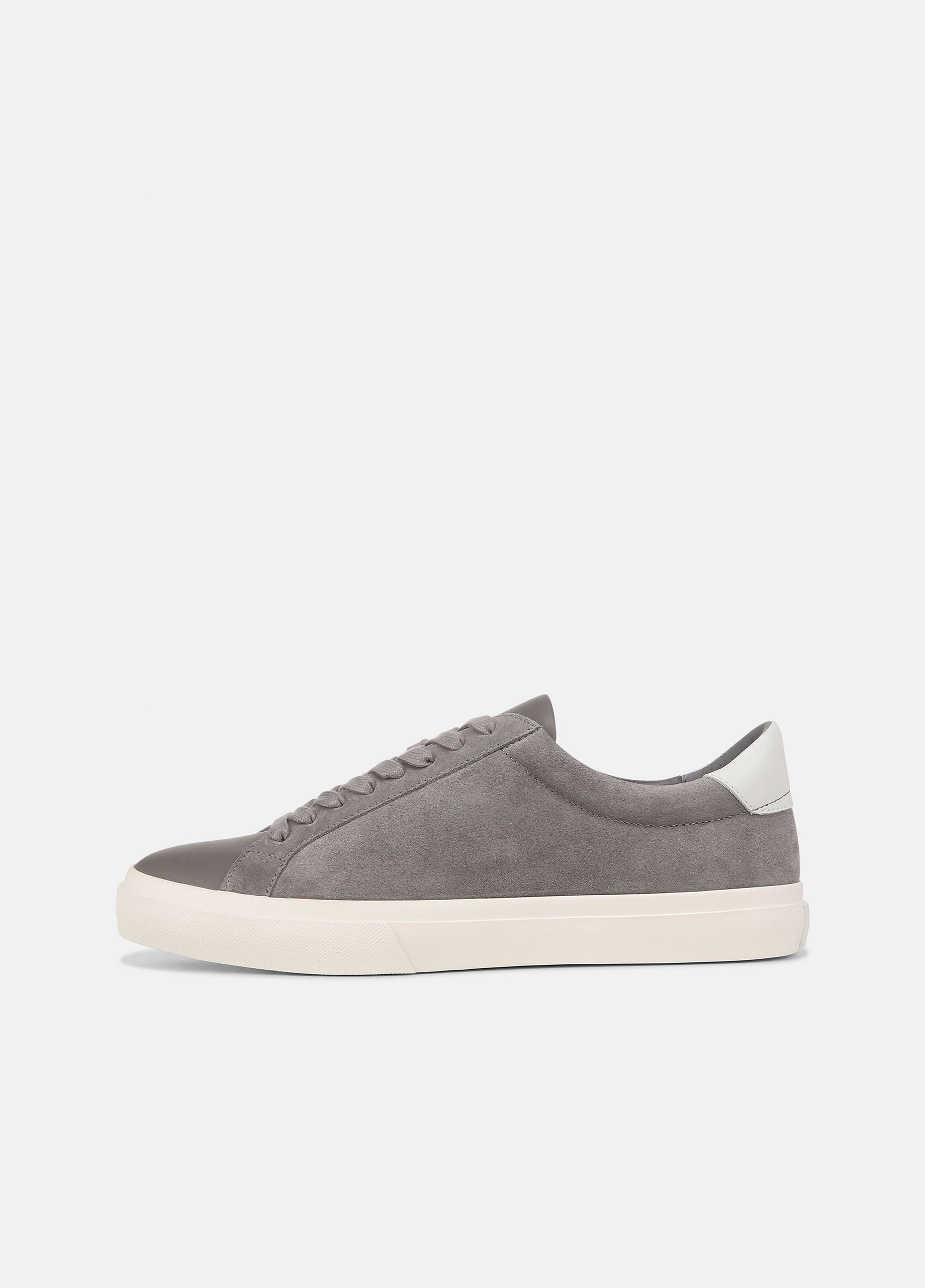 Fulton Suede Sneaker, Smoke Grey, Size 10 Vince