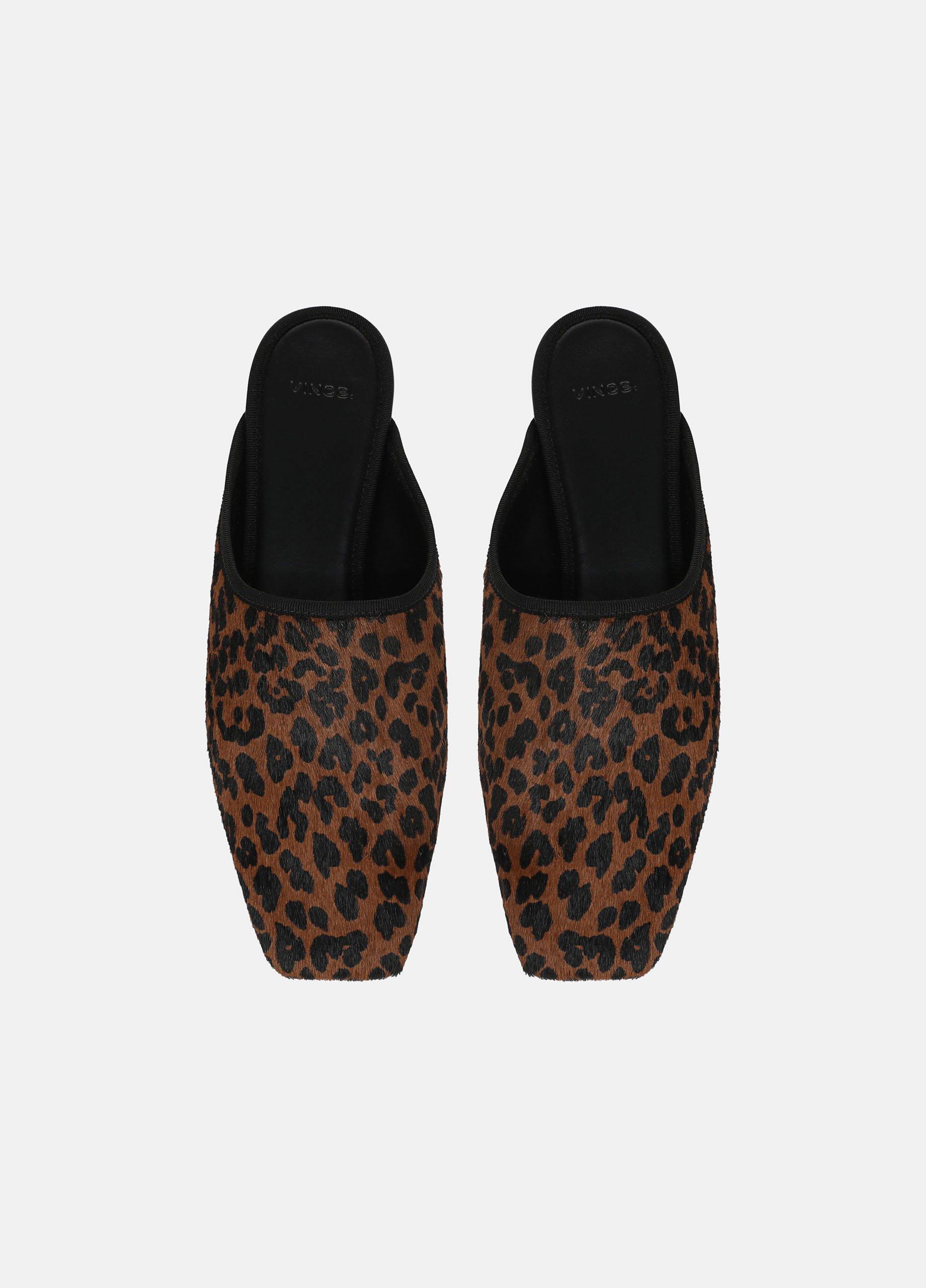 Dakota Leopard-Print Calf Hair Mule image number 3