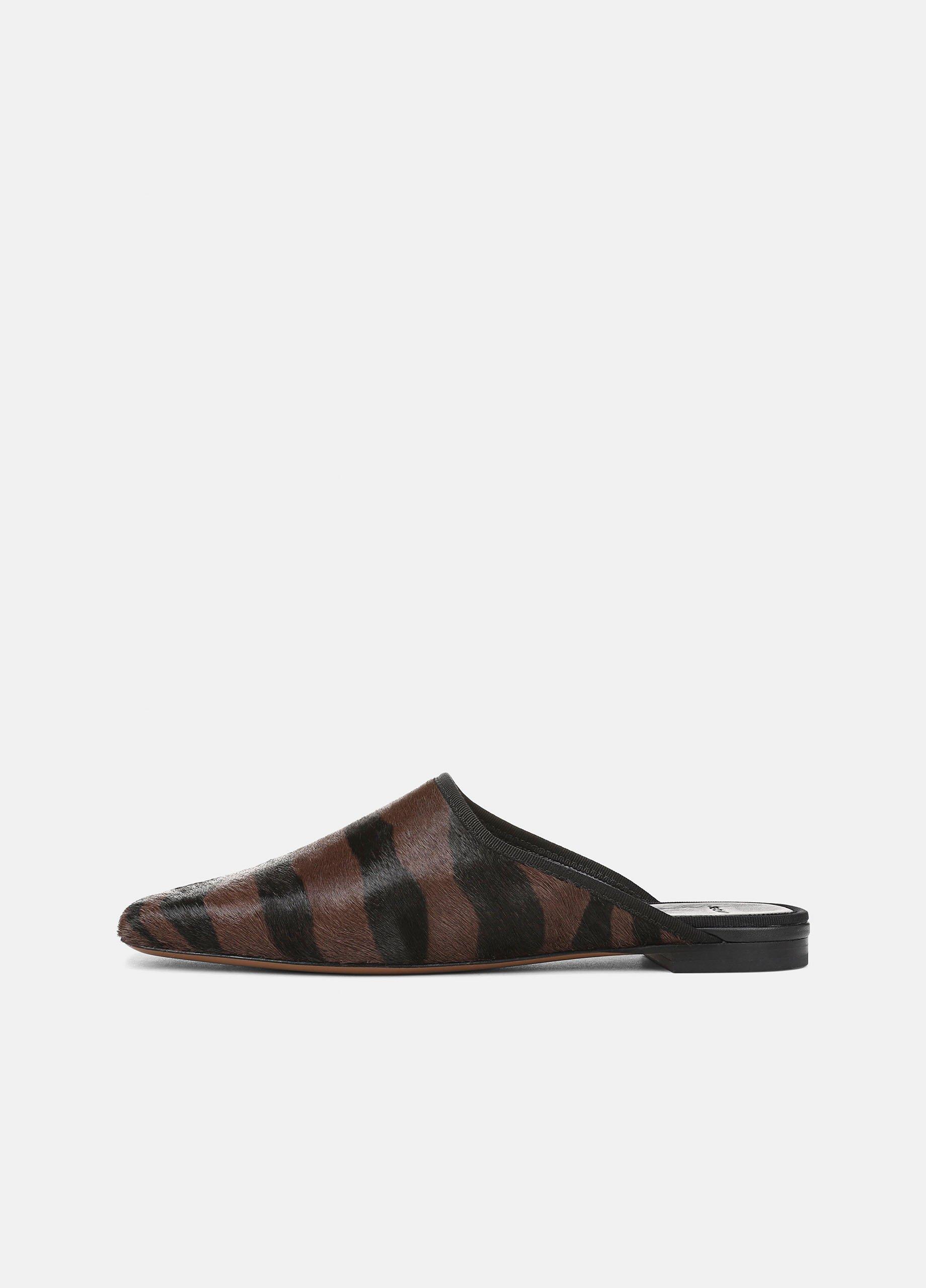 Dakota Animal-Print Calf Hair Mule image number 0