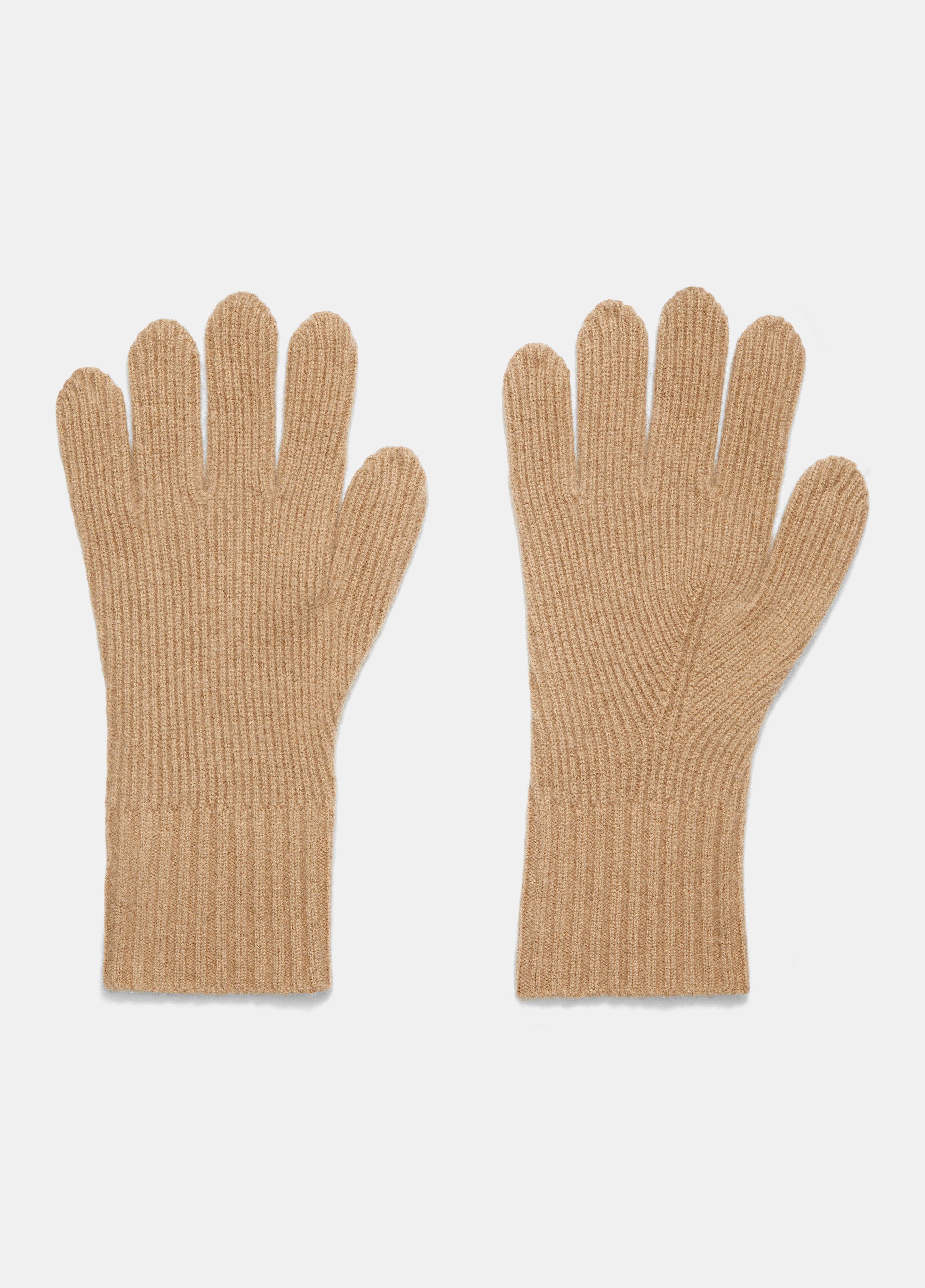 Wool-Cashmere Shaker-Stitch Glove image number 0