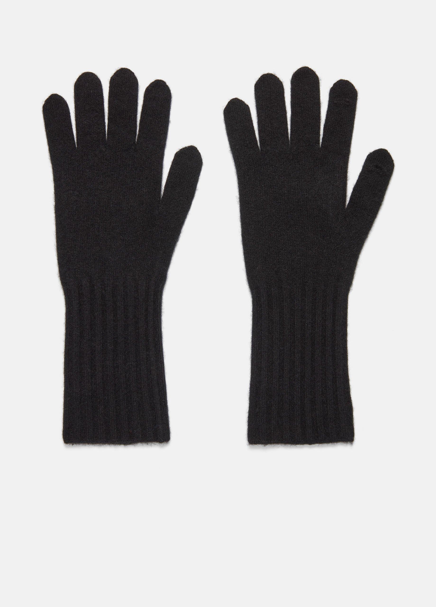 Women's Plush Cashmere Glove, Black Vince