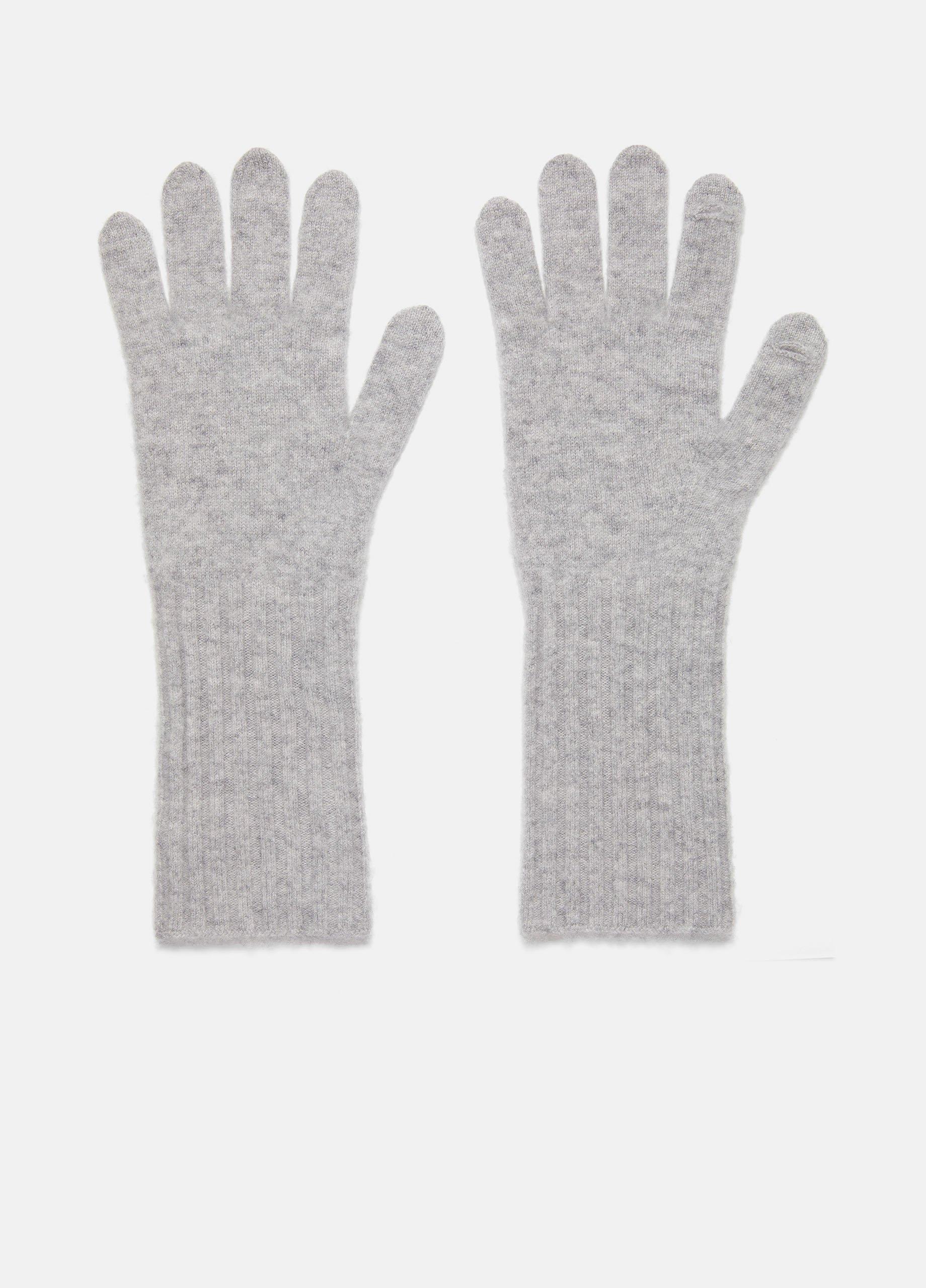 Women's Plush Cashmere Glove, Grey Vince