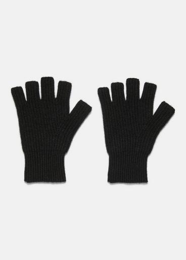 Plush Cashmere Rib-Knit Fingerless Glove image number 0