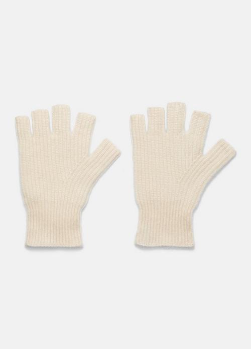 Plush Cashmere Fingerless Ribbed Glove