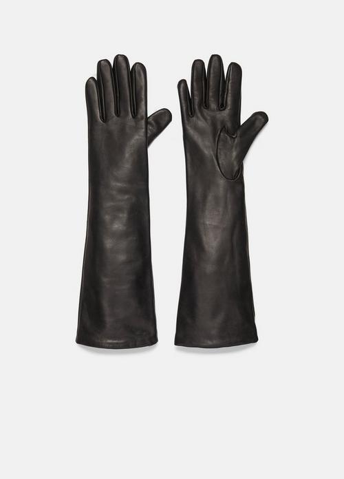 Cashmere-Lined Long Leather Glove