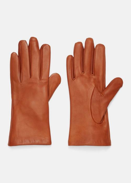 Cashmere-Lined Short Leather Glove